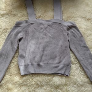 ARITZIA wilfred lavender cold shoulder sweater M